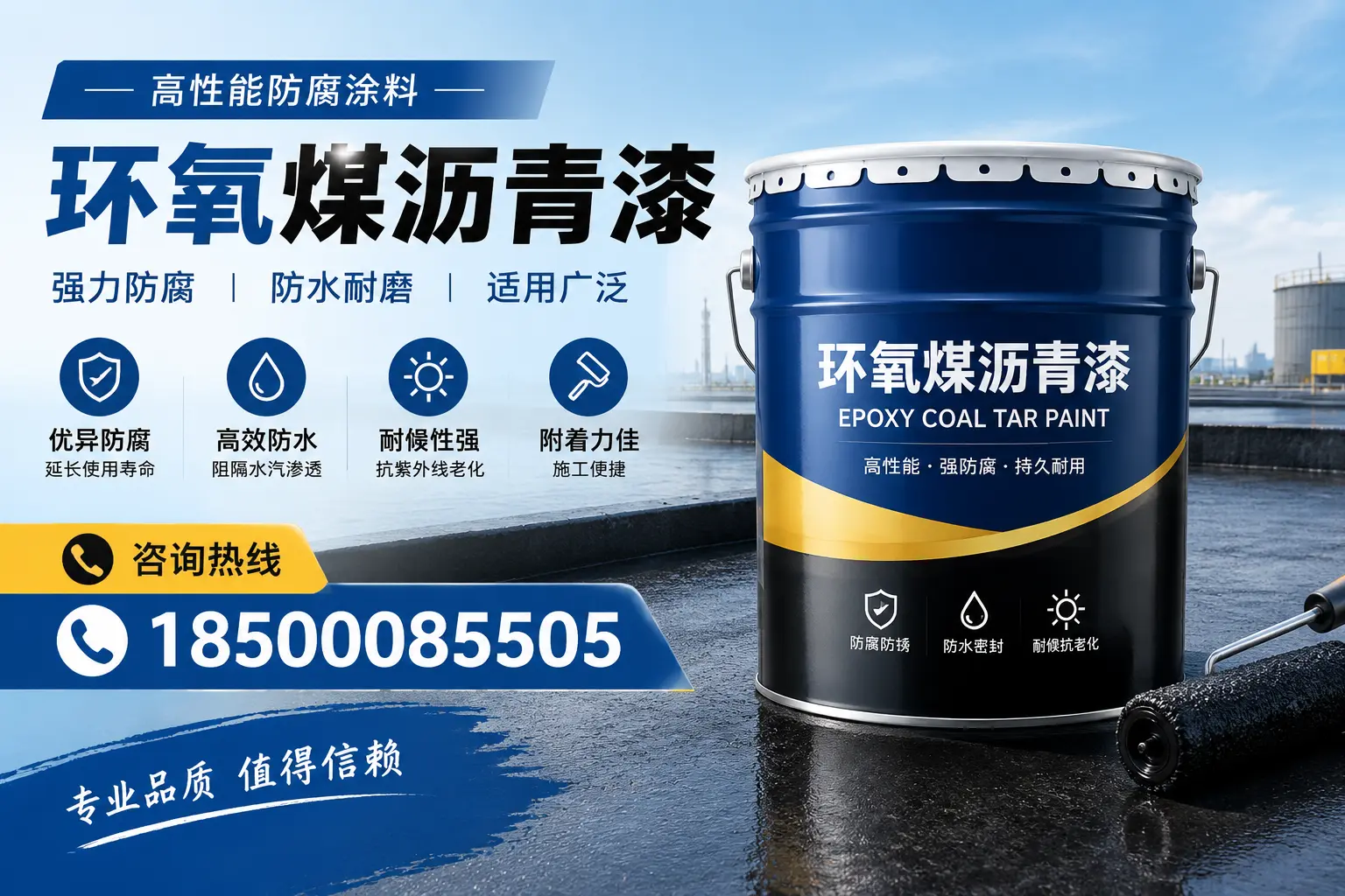 环氧煤沥青漆的主要成分与功能，上饶用户深度了解